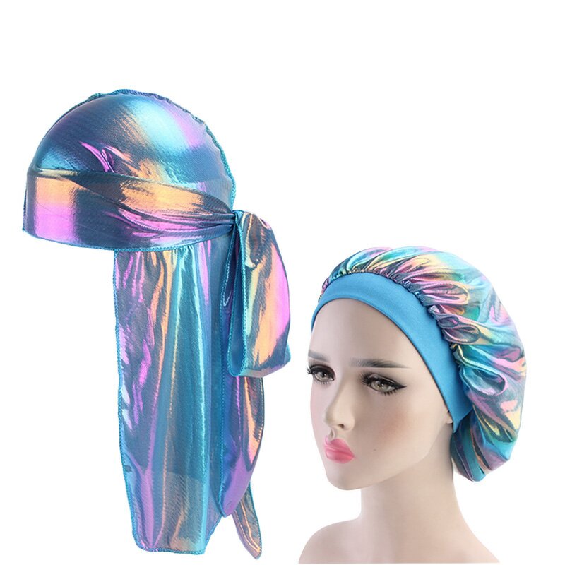Durags Factory - Fashion Colorful Couples Set of Do Rag Men and Women
