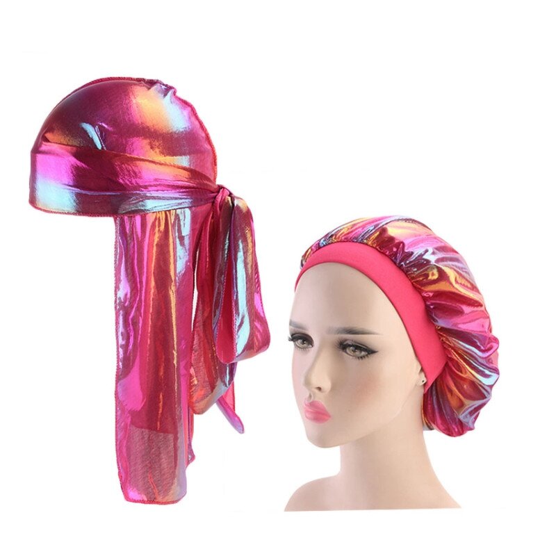 Durags Factory - Fashion Colorful Couples Set of Do Rag Men and Women