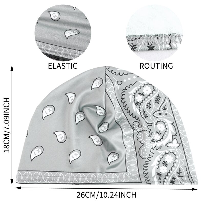 Wave Cap Supplier - New Arrive Unisex Silk Polyester for Sports Outdoor