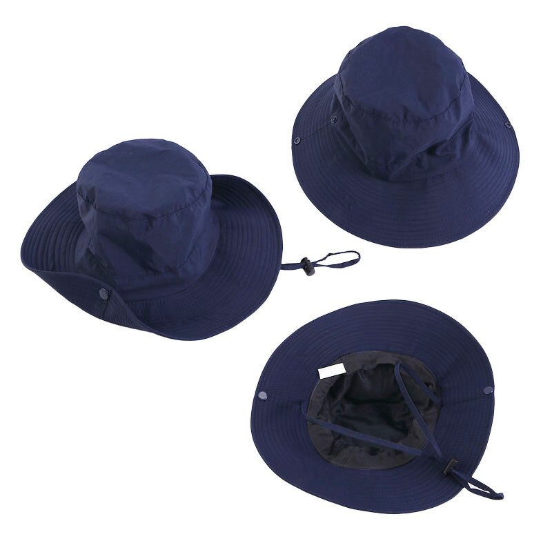 Fishermen Hats Factory - High Quality Custom Logo Wide Brim Polyester Bucket