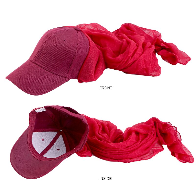 Sports Sun Hats Manufacturer - with Scarf Custom Fashion Women Beach Blocks