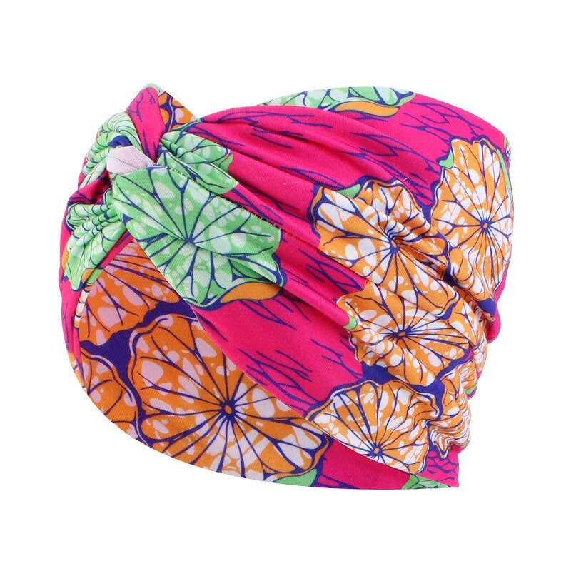 Elastic Hairband Supplier - Beauty Pattern Fabric Polyester Yoga for Running