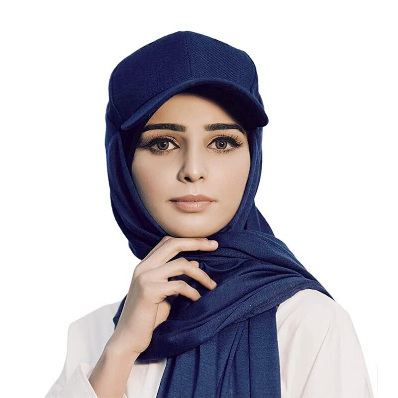 Muslim Scarf Hat Supplier - Muslim Jersey Hijab Women Beach Blocks UV Rays