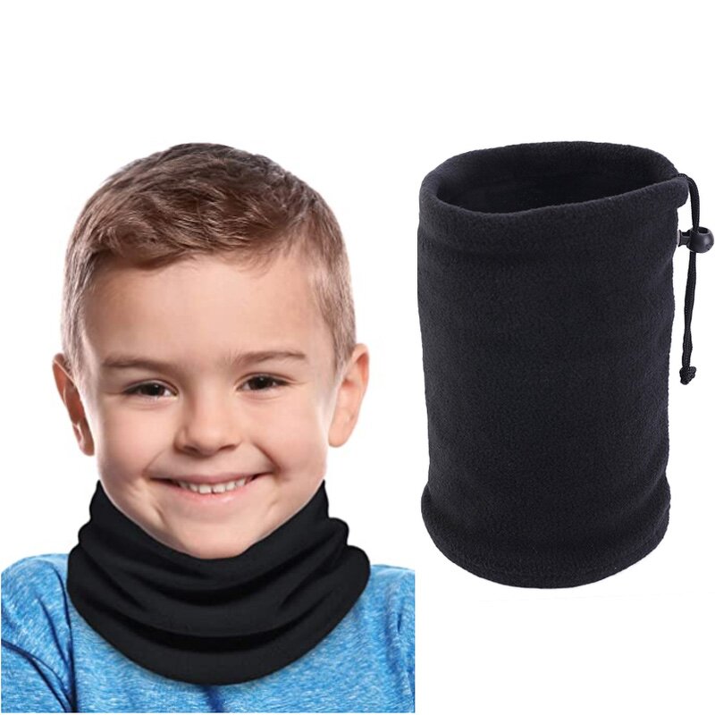 Neck Warmer Supplier - Custom Logo Adjustable Kids Baby Polar Fleece Face