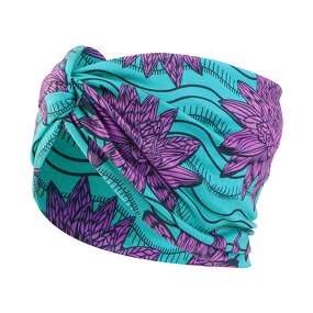 Elastic Hairband Supplier - Beauty Pattern Fabric Polyester Yoga for Running