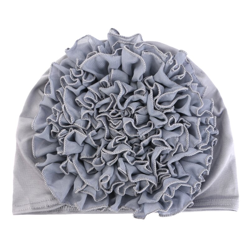 Head Wrap Supplier - Flower Turban Bandana Cancer Chemo Beanie Pleated
