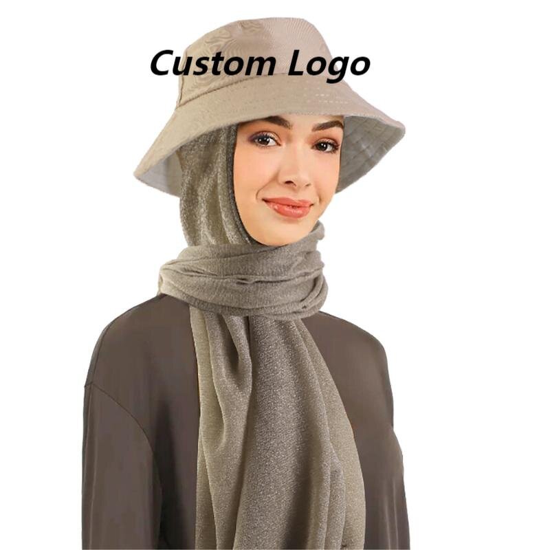 Bucket Cap Manufacturer - Wholesale Custom Logo Long Tie Sunshade Unisex