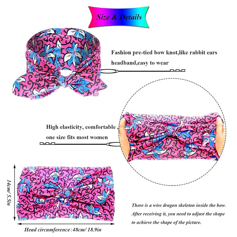 Headband Manufacturer - Beauty Design Women Pre-tie African Style Patterns