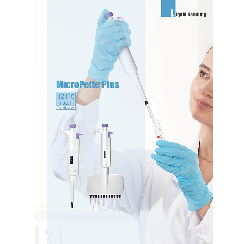 Single Channel Pipette Factory - OEM/ODM IKEME Laboratory Micropipette Adjustable Variable Volume