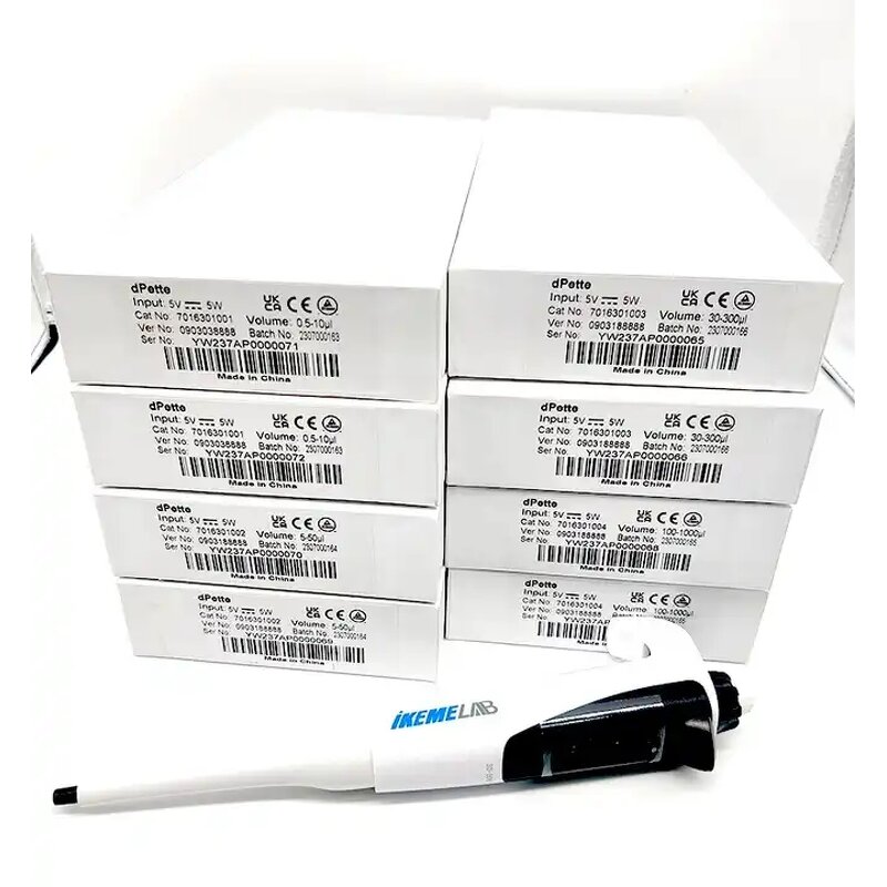Multichannel Pipette Factory - OEM/ODM IKEME Laboratory 10-300ul Adjustable Various Volume