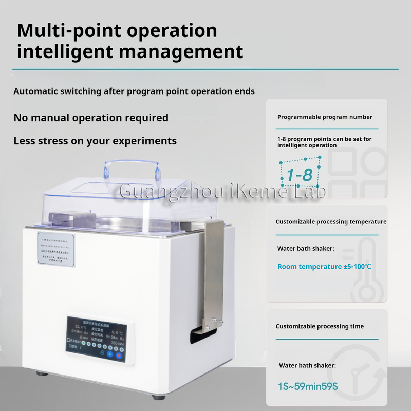 Water Bath Shaker Factory - OEM/ODM IKEME Laboratory Thermostatic Devices 18L Shaking Incubator