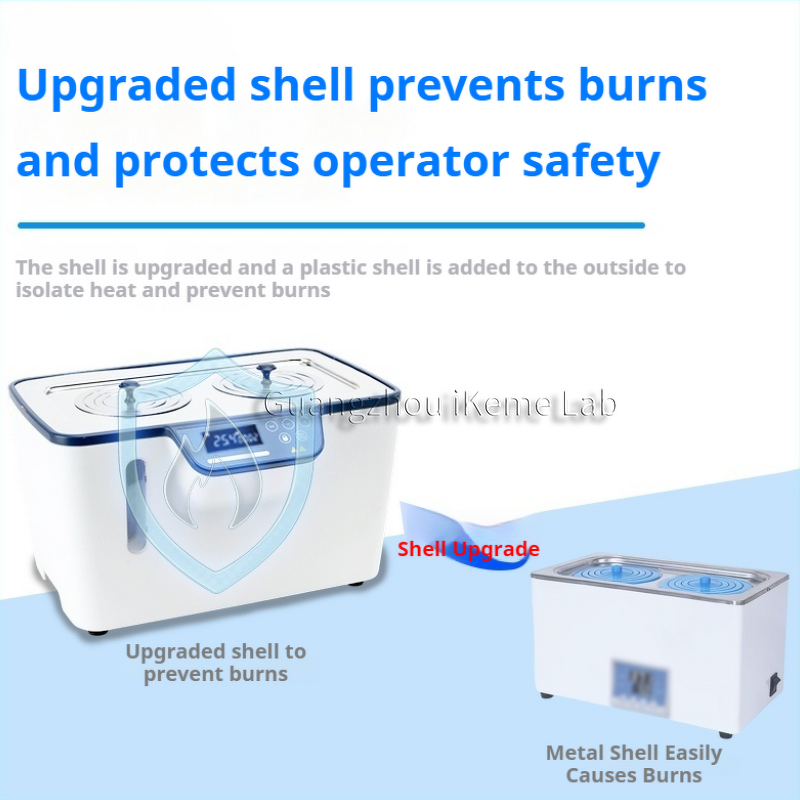Thermostatic Water Bath Manufacturer - OEM/ODM IKEME Laboratory Stainless Steel 2 Holes Heating 5L