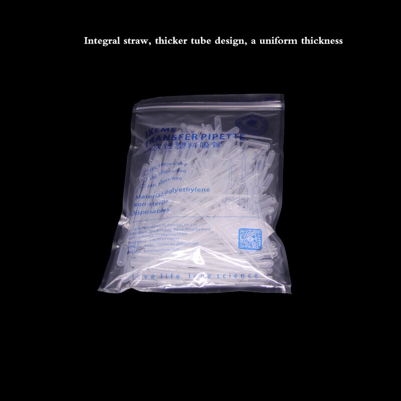 Pasteur Pipette Factory - OEM/ODM 1-5ml Transparent Graduated Plastic Transfer 3ml Disposable