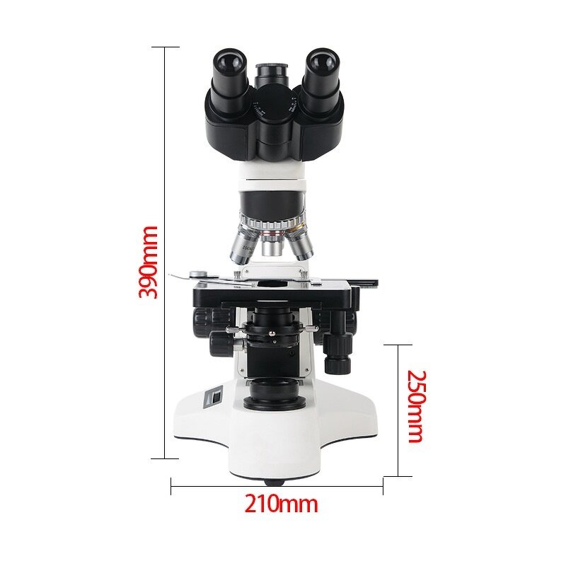 Binocular Microscope Factory - OEM/ODM IKEME 1000-1600x Biological Electron Microbiology with LCD