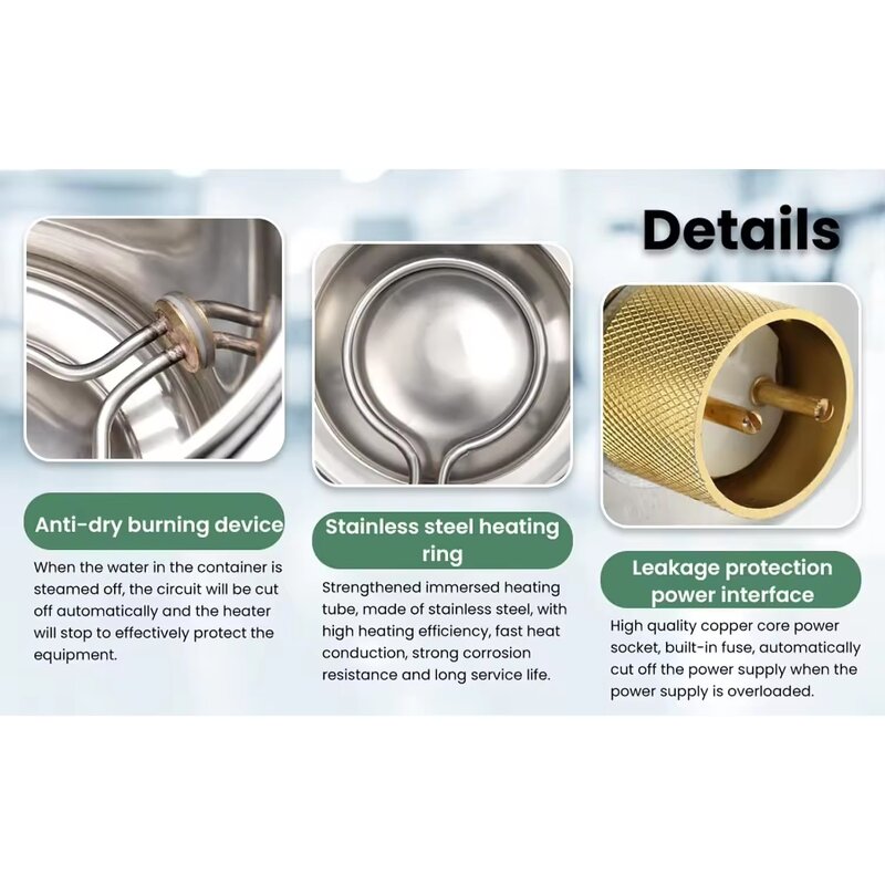 Mini Autoclave Factory - OEM/ODM IKEME 18L 24L Electric Portable Pressure Steam Sterilizer