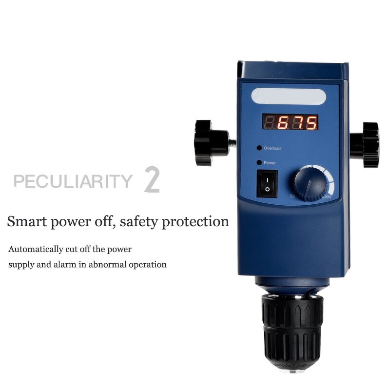 Digital Overhead Stirrer Factory - OEM/ODM IKEME Os70-pro Lab Electric Mixing Raw Material Agitator