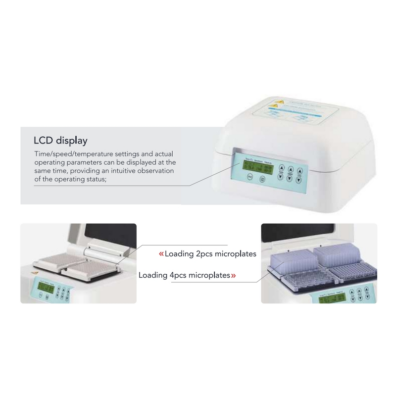 Microplate Shaker Factory - OEM/ODM IKEME Laboratory Thermo Shaker Incubator Heating and Shaking