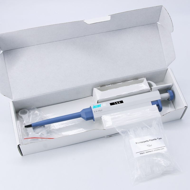 Single Channel Pipette Manufacturer - OEM/ODM IKEME 0.1ul-10ml Half Sterilized Micropipette