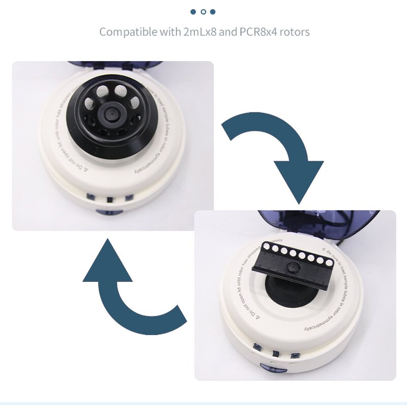 Lab Mini Centrifuge Manufacturer - OEM/ODM IKEME 7000rpm PRF CGF 0.2-2ml Tubes Micro