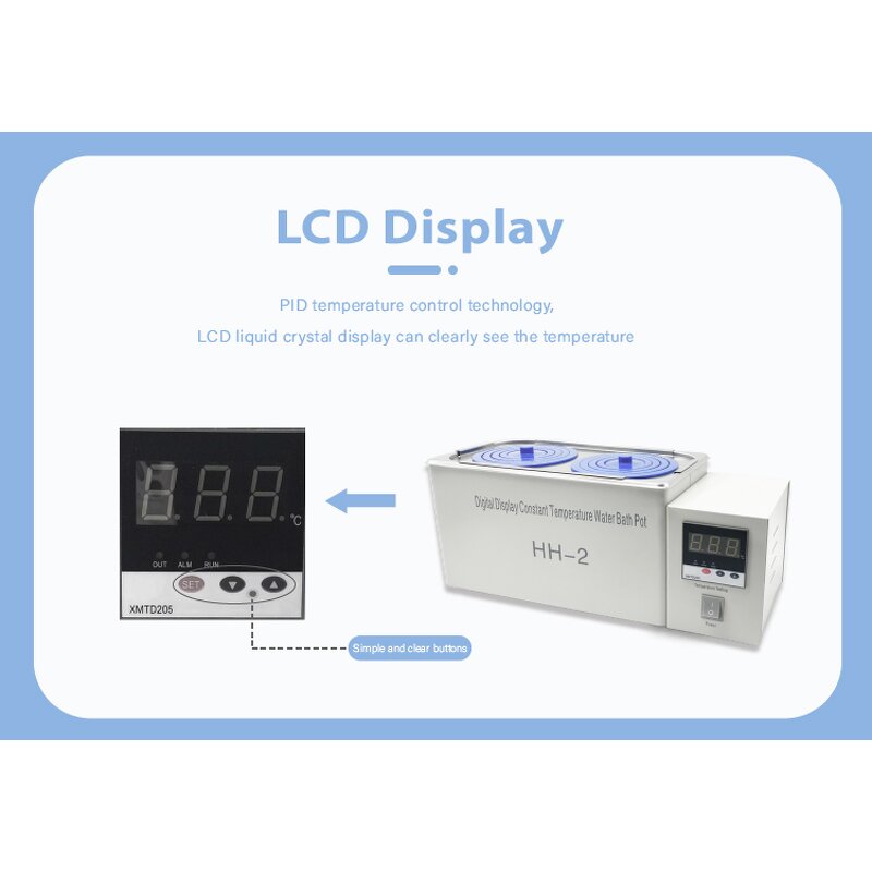 Heated Water Bath Factory - OEM/ODM IKEME Lab Heat Thermostatic Controlled Stainless Steel