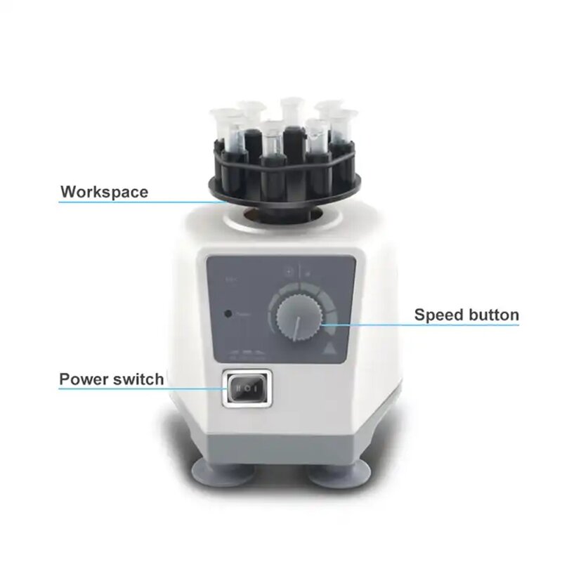 High Speed Vortex Mixer Factory - OEM/ODM IKEME MX-C 3000rpm Digital Lab Multi Tube