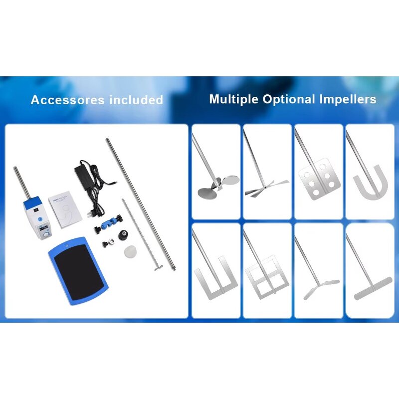 Lab Liquid Agitator Factory - OEM/ODM IKEME Digital Electric Overhead Stirrer Mixing Food Cosmetic