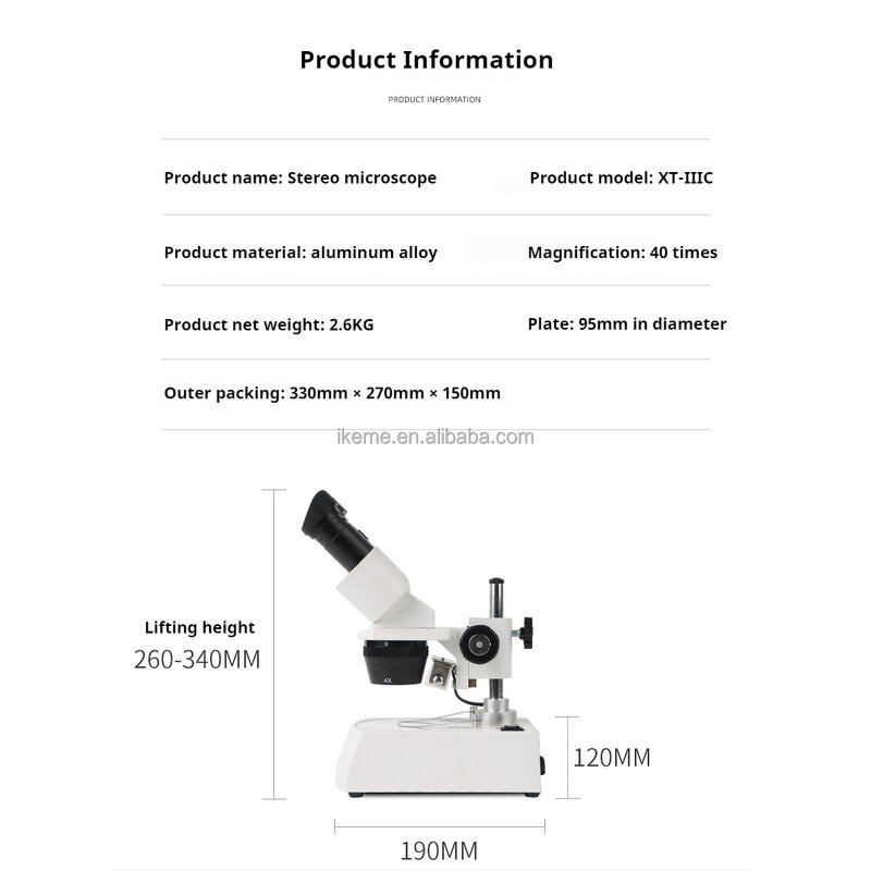 Industrial Microscope Manufacturer - OEM/ODM IKEME Cheapest Mobile Phone Repair Electron Zoom