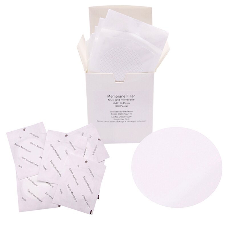 Membrane Filters Factory - OEM/ODM IKEME MCE Gridded Single Packed Sterile White Black Grid