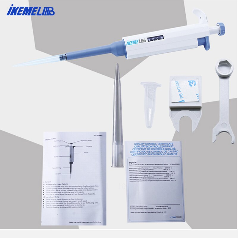 Micropipette Manufacturer - OEM/ODM IKEME Lab Adjustable Volume Pipettor Micro Pipette