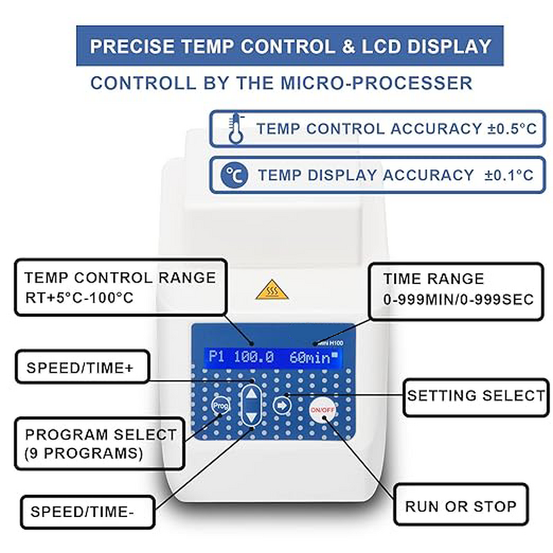 Biochemical Dry Bath Manufacturer - OEM/ODM IKEME Thermostat Heating Cooling Bath Incubator Small