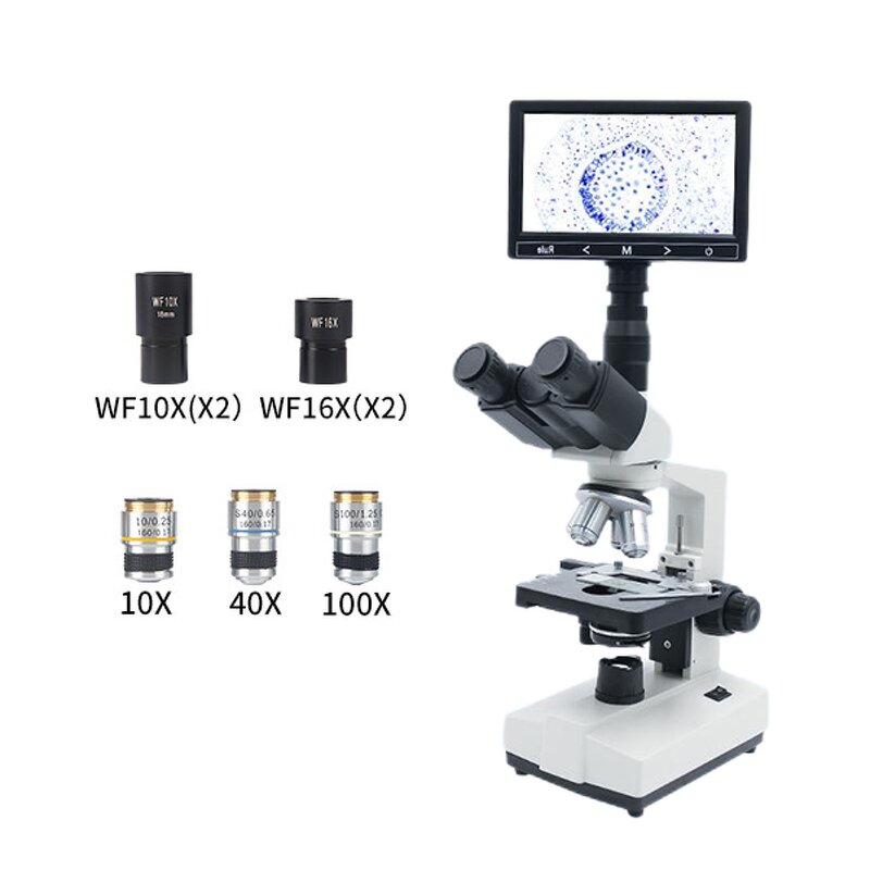 Compound Microscope Factory - OEM/ODM IKEME School Laboratory LCD Digital Microscopio Para