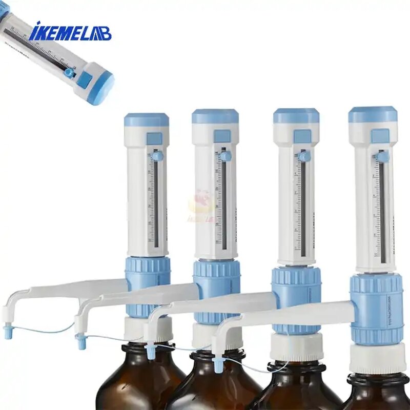 Lab Dispenser Manufacturer - OEM/ODM IKEME Laboratory Bottle Top 0.5-50ml Pipette Liquid Handling