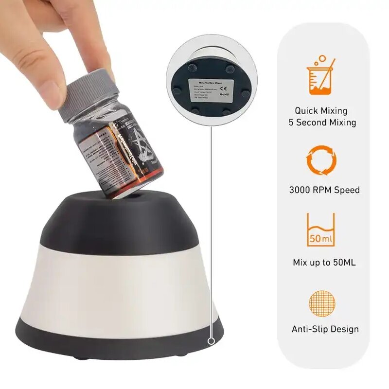 Portable Vortex Mixer Manufacturer - OEM/ODM OEM High Speed 3000rpm Small Blood Tube Mixer