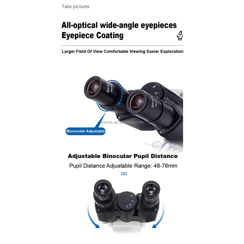 Compound Microscope Factory - OEM/ODM IKEME School Laboratory LCD Digital Microscopio Para