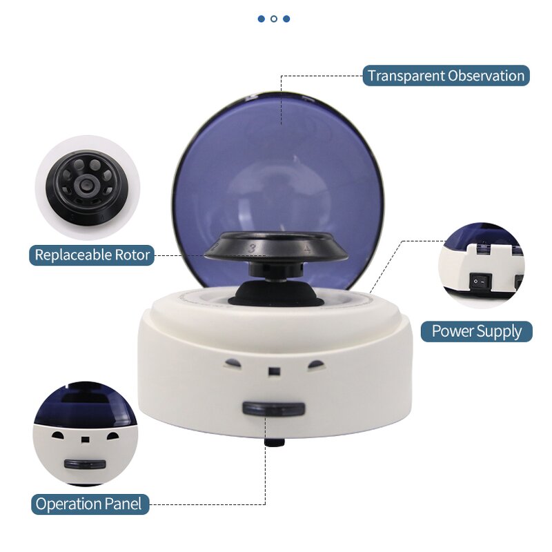 PCR Centrifuge Factory - OEM/ODM IKEME Lab 7000rpm Palm Micro PRF 0.2-2ml Tubes