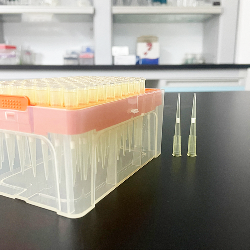 Pipette Tip Manufacturer - OEM/ODM IKEME Laboratory Plastic 10-200ul 5-10ml Disposable Yellow