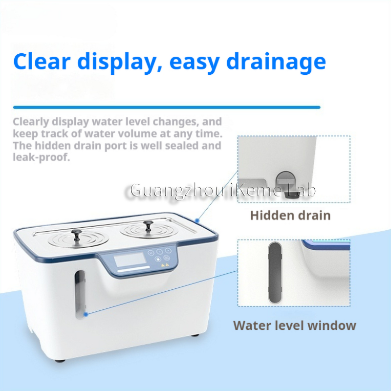 Thermostatic Water Bath Manufacturer - OEM/ODM IKEME Laboratory Stainless Steel 2 Holes Heating 5L