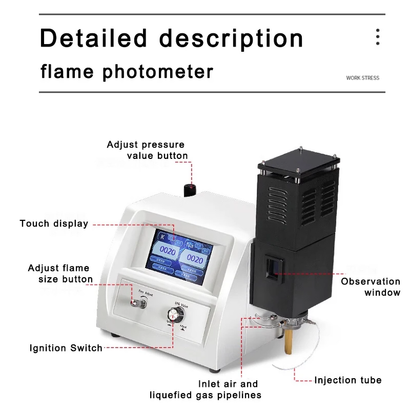 Digital Flame Photometer Factory - OEM/ODM IKEME Lab Metal Test Analytical Instrument K Na Ca