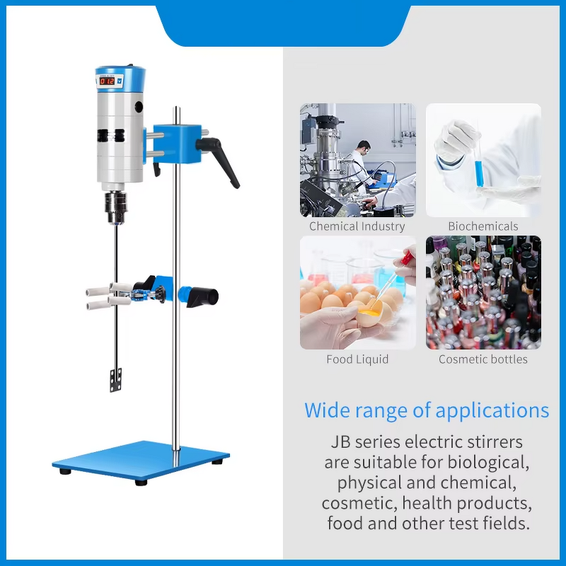 Industrial Mixing Tank Manufacturer - OEM/ODM IKEME Laboratory Chemical Overhead Stirrer Shampoo Cosmetic