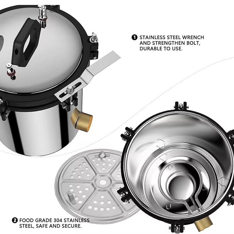 Mini Autoclave Factory - OEM/ODM IKEME 18L 24L Electric Portable Pressure Steam Sterilizer