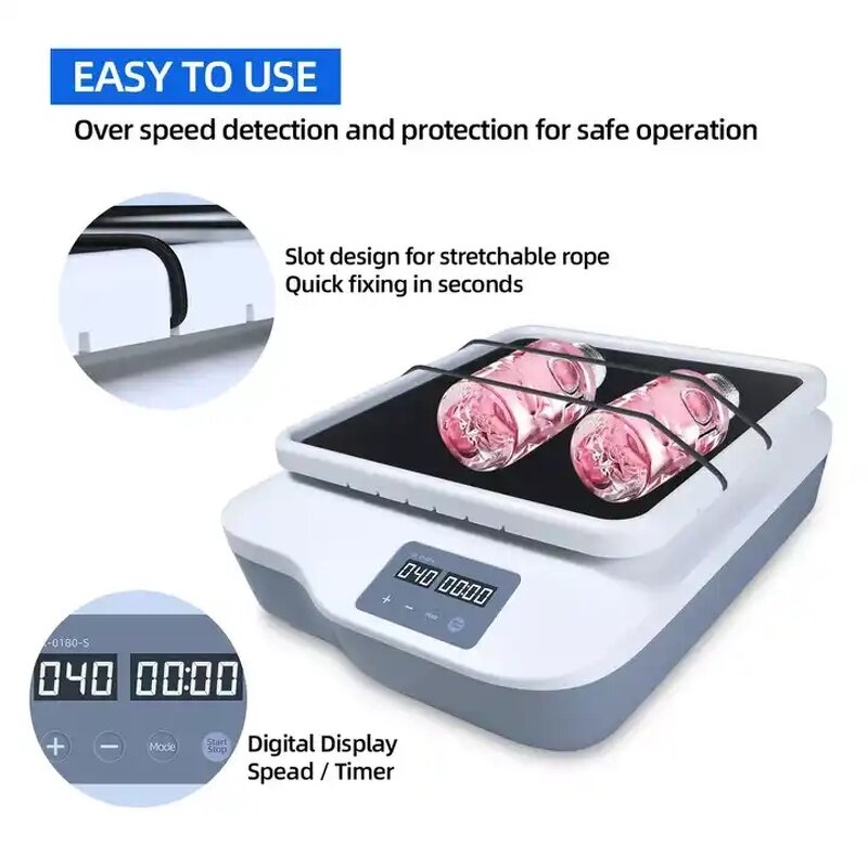 Portable Orbital Shaker Manufacturer - OEM/ODM IKEME Orbital Shaker Portable LED Digital Lab