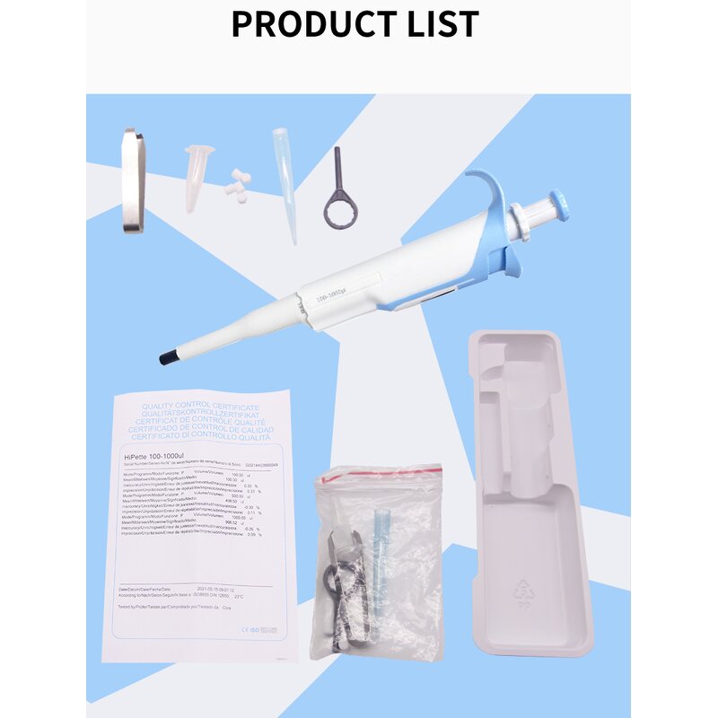 Micropipette Set Manufacturer - OEM/ODM Variable Automatic Adjustable Price 0.1ul-10ml