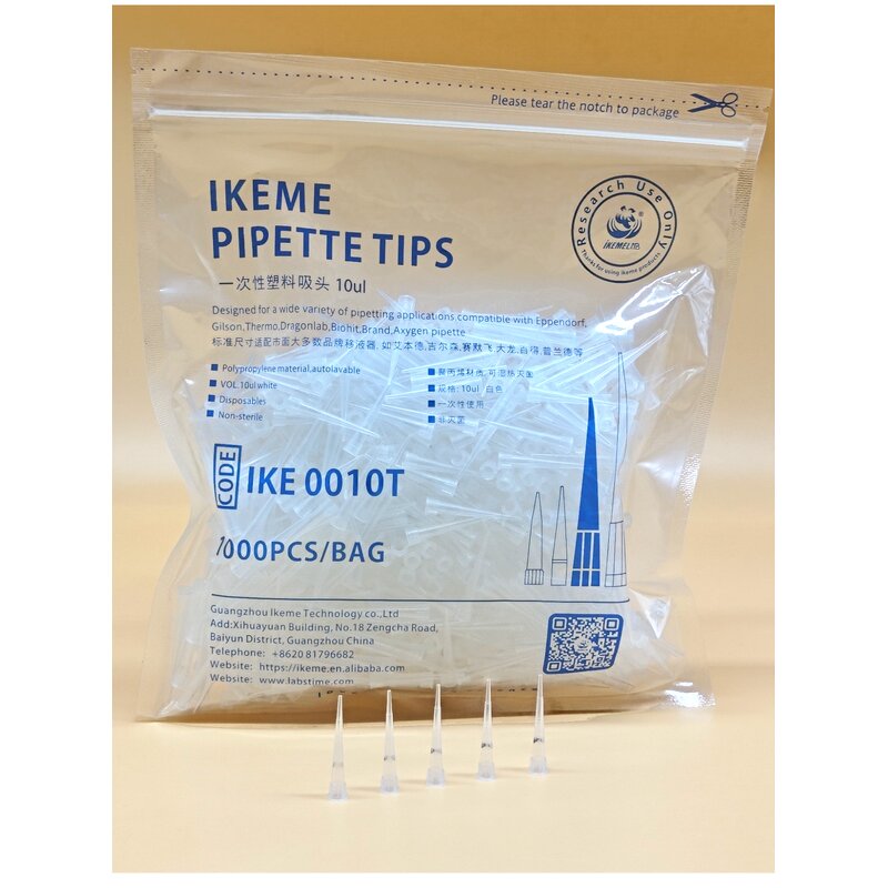 Pipet Tips Factory - OEM/ODM IKEME Cheap Price Disposable 10-1000ul Micro Pipette Tip