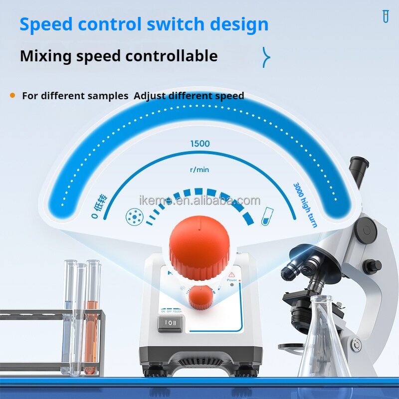 Variable Speed Vortex Mixer Factory - OEM/ODM IKEME Lab Instrument Mixer Multiple Test Tube