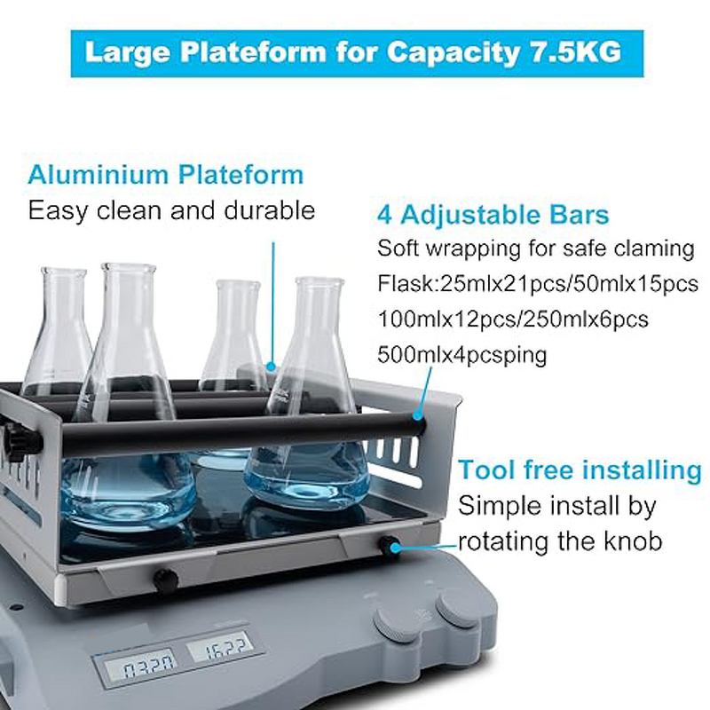 Cell Culture Shaker Manufacturer - OEM/ODM IKEME Digital Orbital Shaker Incubator Test Tube Bottle