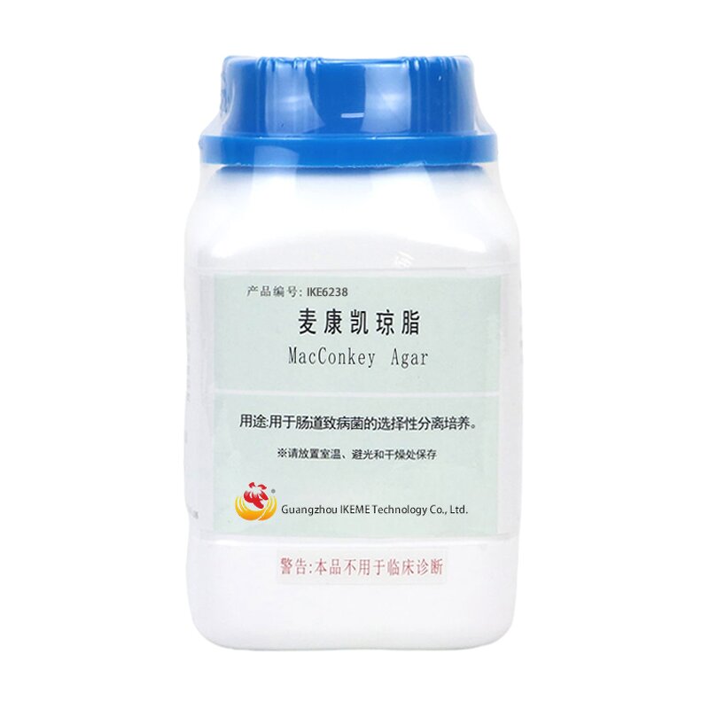 MacConkey Agar Medium Manufacturer - OEM/ODM IKEME 250g Microbiological Dehydrated for Lab