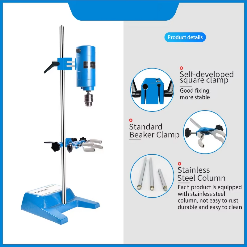 Industrial Mixing Tank Manufacturer - OEM/ODM IKEME Laboratory Chemical Overhead Stirrer Shampoo Cosmetic