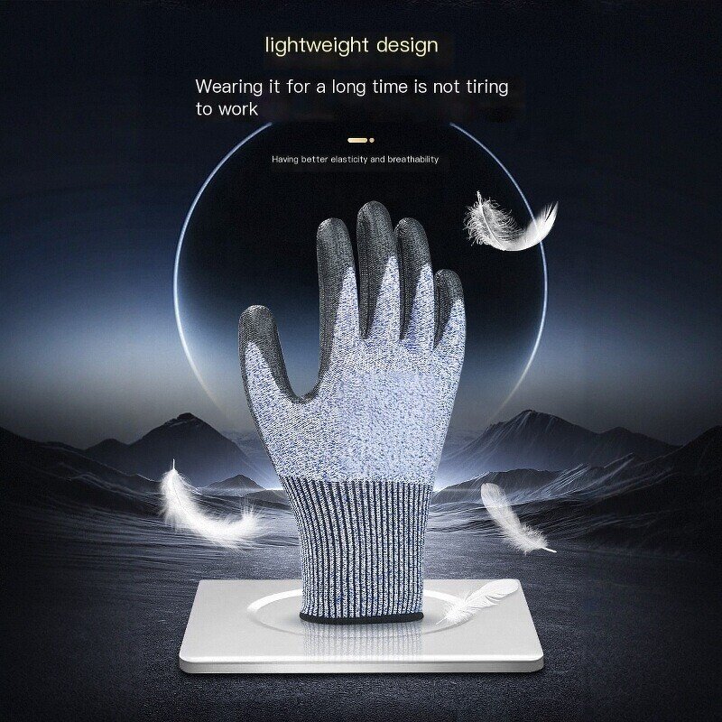 Anti-Cut Gloves Manufacturer - Wholesale 5 Grade HPPE Polyurethane Coated