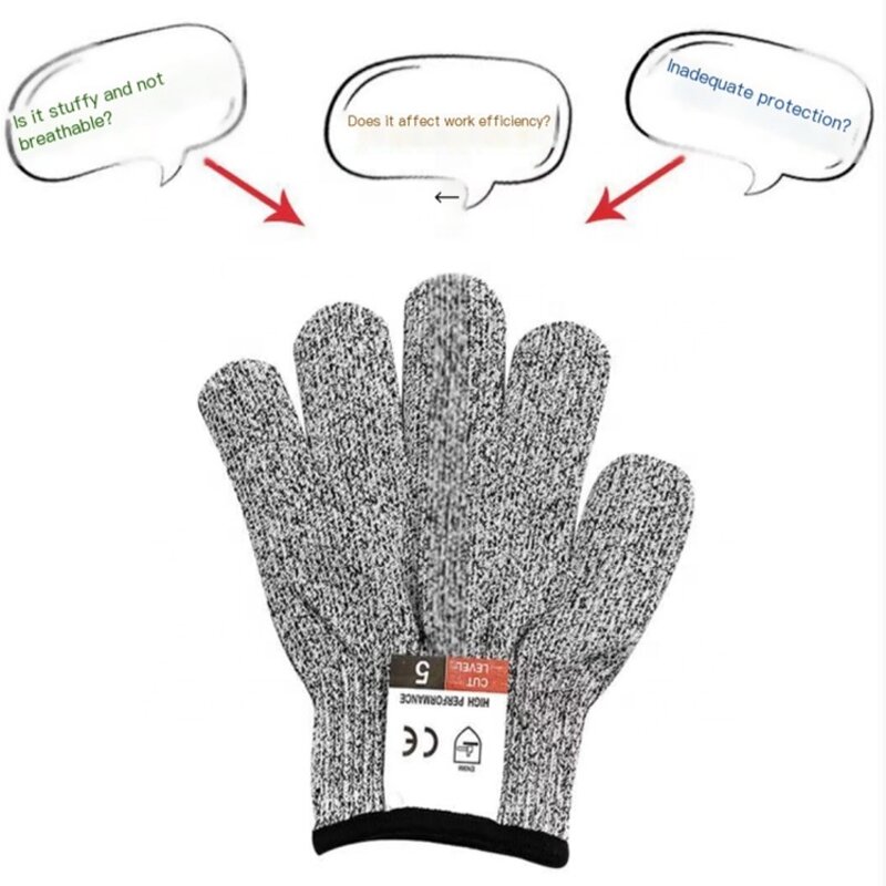 Carving Work Gloves Supplier - Anti-Cutting Fiberglass Breathable for Children's