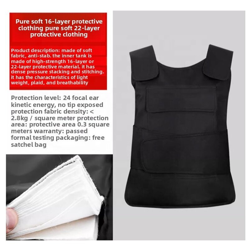 Work Safety Vest Supplier - High Quality Black Men's PE Oxford Cloth Cut